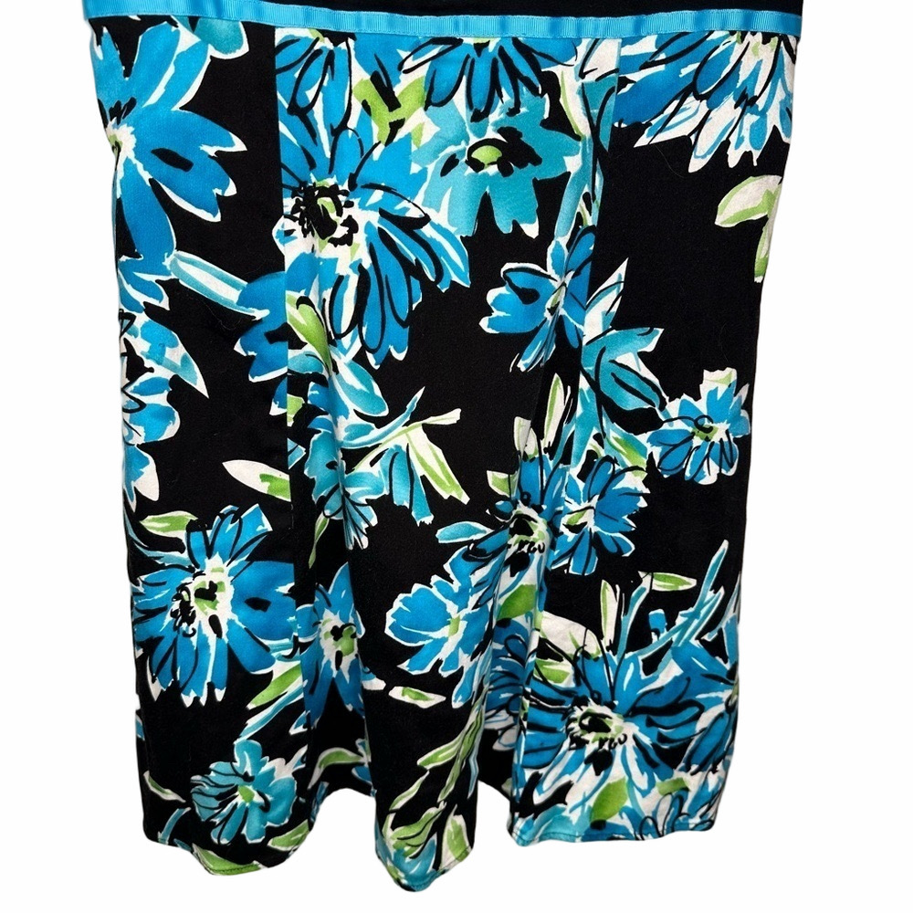 R&K Floral Print Colorblock Dress Size 8P - Picture 3 of 9